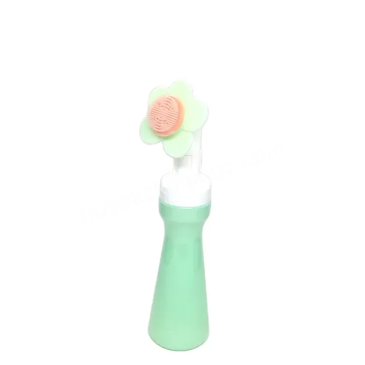 Oem New Design 160ml Empty Kids Plastic Hand Wash Sanitizer Flower Soap Dispenser Foam Cleanser Pump Bottle