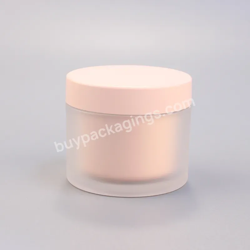 Oem New Design Eco Friendly Replaceable Refillable Cosmetic Plastic 50ml 100ml 8oz Acrylic Face Cream Jar