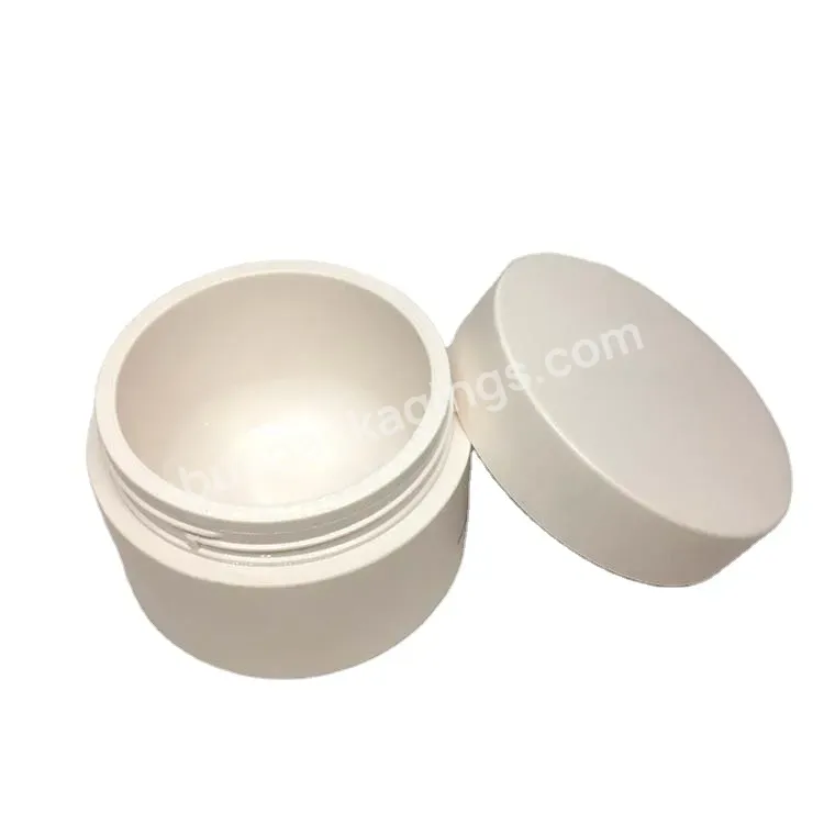 Oem New Design Plastic Pp Single Layer Jar 200ml Refillable And Replacement Face Cream Jar