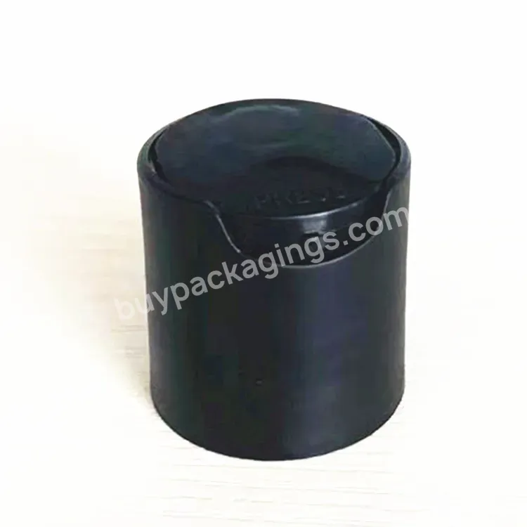 Oem New Matte Black Pp Disc Cap 24 410 Frost Surface Press Down Cosmetic Lotion Lid