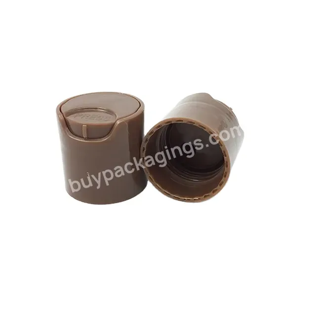 Oem Nice Price Pp Plastic Oem Manufacture Disc Cap Cosmetic For Shampoo Bottle Neck Size 24 28 20mm