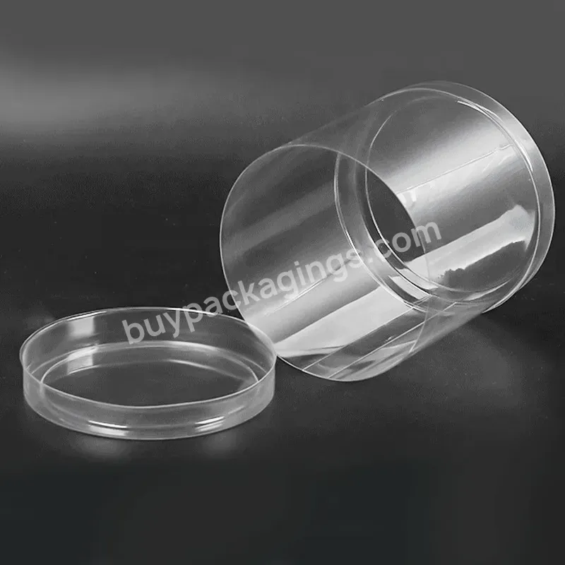 Oem / Odm Clear Color Printing Cylinder Round Transparent Pp Pet Pvc Plastic Clear Tube Plastic Box Packaging With Lids