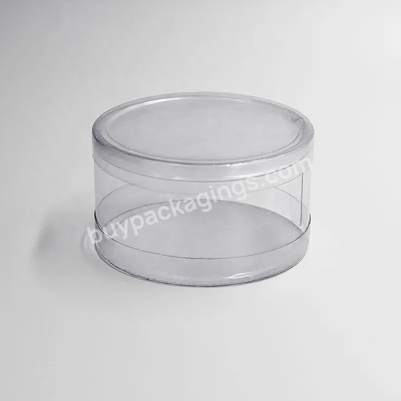 Oem / Odm Clear Color Printing Cylinder Round Transparent Pp Pet Pvc Plastic Clear Tube Plastic Box Packaging With Lids