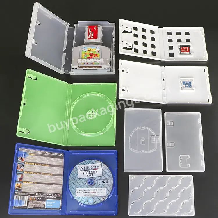 Oem Odm Clear Gta 5 Cd Empty Game Dvd Disc Gaming Card Case Switch Game Cube Dvd Case For Nintendo Pc Xbox Ps5 Ps4 360 2 Disc