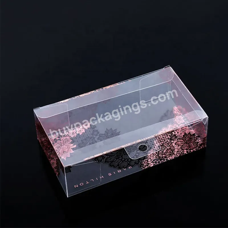 Oem / Odm Clear Plastic Folding Packaging Boxes Custom Colorful Printing Pet Box