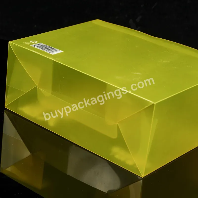 Oem / Odm Clear Plastic Folding Packaging Boxes Full Color Printing Rpet Box