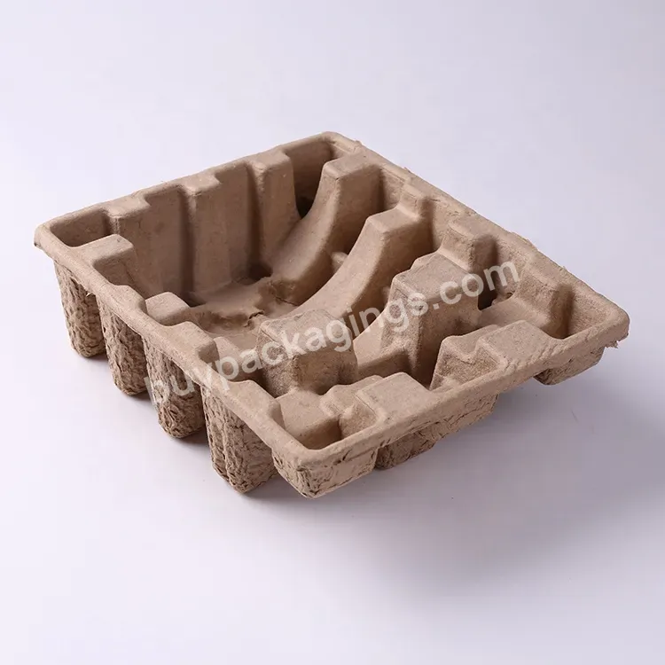 Oem / Odm Custom Factory Pulp Moulded Tray Paper Packaging Recyclable Paper Tray