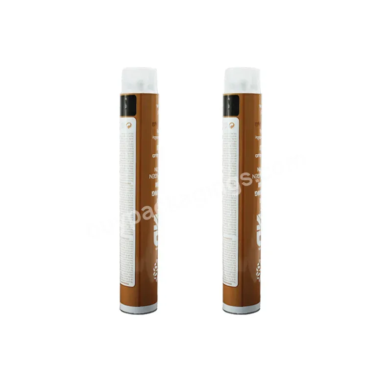 Oem Odm Custom Printing Packaging Tubes Hot Sale Cylinder Collapsible Tubes For Hair Color Cream