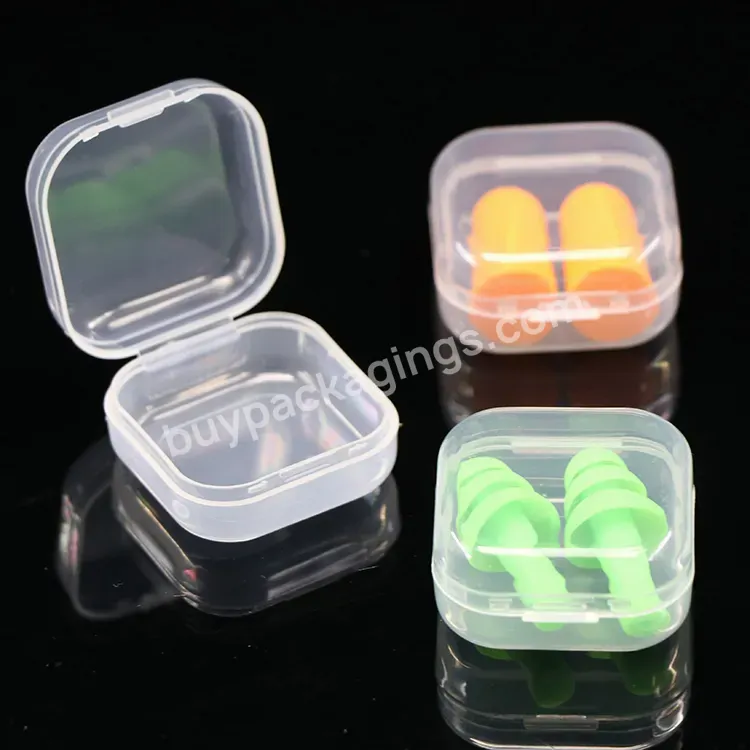 Oem Odm Customize High Quality Silicone Ear Plugs Box Small Storage Swim Earplug Case Sleep Earplugs Packaging Case