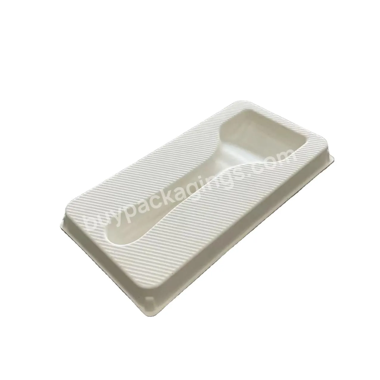 Oem Odm Customized Biodegradable Wet Press Color Box Packaging Paper Molded Pulp Packaging Tray For Electronic