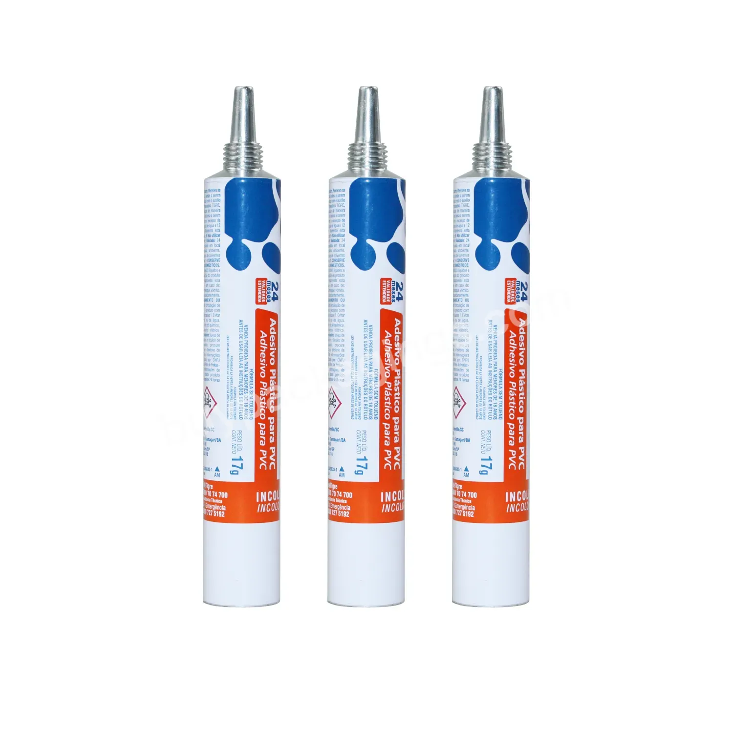 Oem Odm Diameter 13.5 16 19 Long Nozzle Adhesive Glue Tube