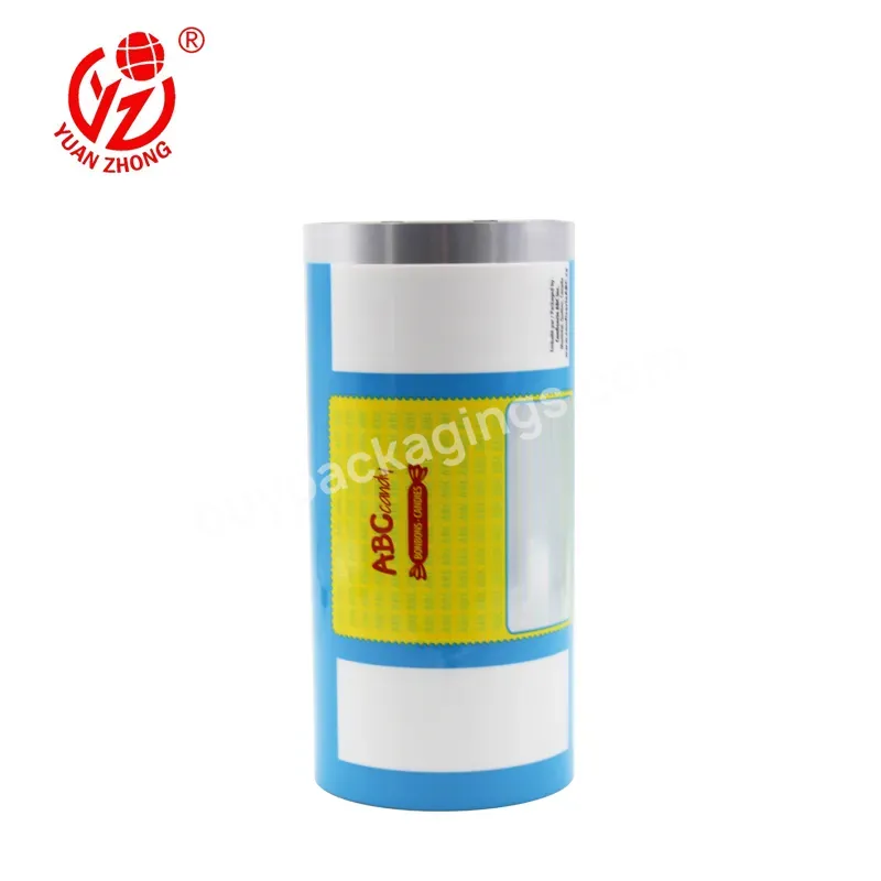 Oem Odm Factory Seasoning Packaging Film Printing Candy Film Roll Aluminium Foil Candy Wrappers