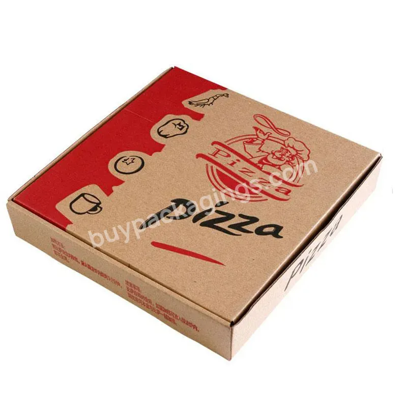 Oem & Odm Manufacturer Wholesale 9 11 13 15 Inch Pizza Shop Takeaway Special Paper Pizza Box For Pizza Box