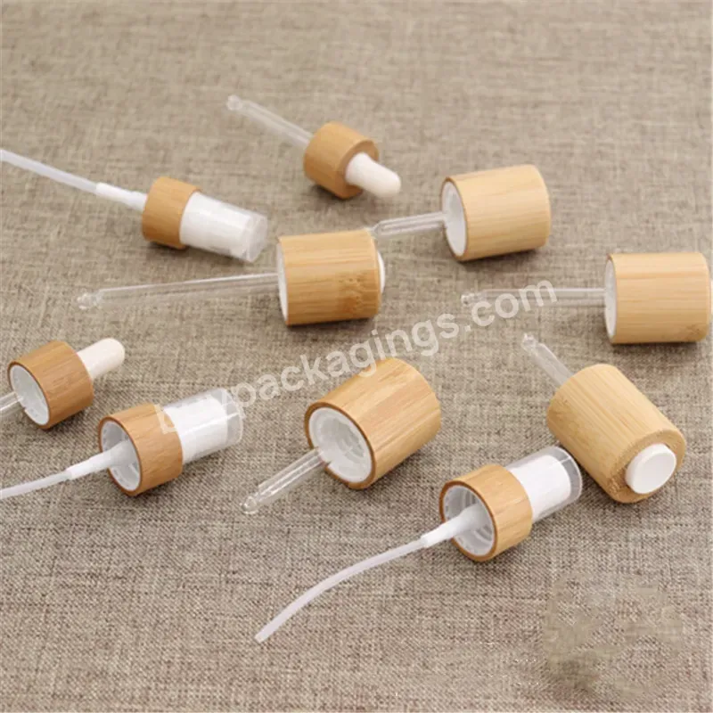 Oem Oem 18/20/24/28mm Bamboo Wooden Fine Mist Perfume Water Sprayer Pump