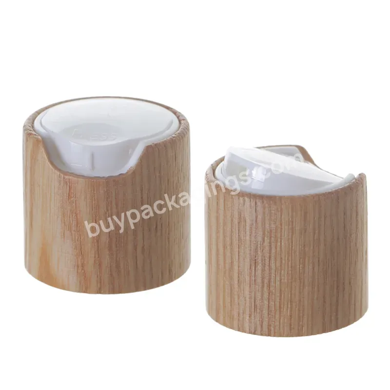 Oem Oem 18/410 20/410 24/410 Recycle Bamboo Collar Disc Top Cap Lids Manufacturer