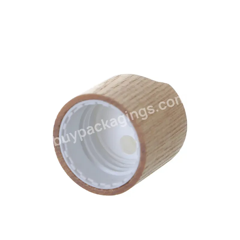 Oem Oem 18/410 20/410 24/410 Recycle Bamboo Collar Disc Top Cap Lids Manufacturer