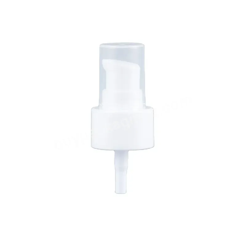 Oem Oem 20 410 White Treatment Pump Smooth Closure With Small Cover Factory Wholesale Body Cream Pump Hand Dispenser Pump Manufacturer