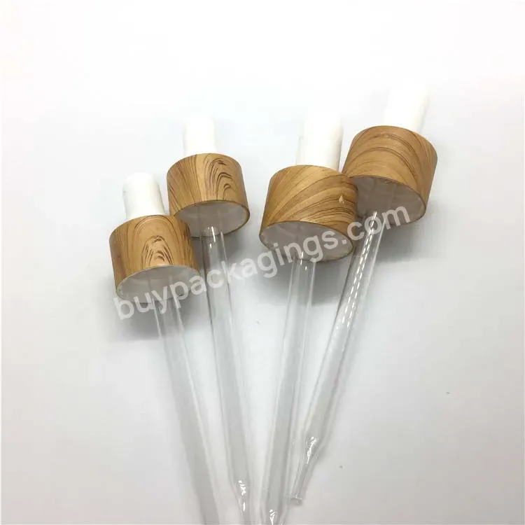 Oem Oem 20mm 24mm White Silicone Ballon With Water Transfer Printing Dropper Closure And Glass Pipette