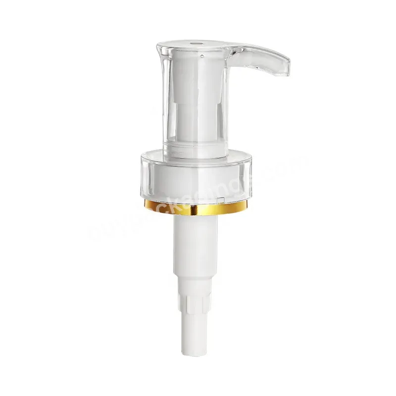 Oem Oem 24/28mm High Quality Double Two Layers Acrylic Lotion Pump Bottle With Clear Over Cap