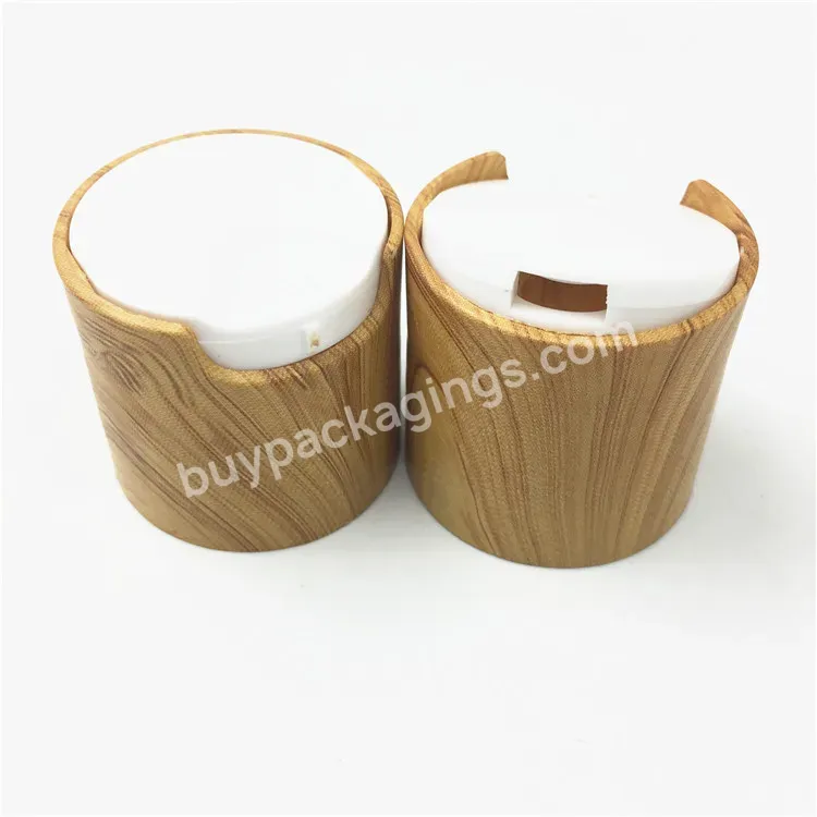 Oem Oem 24/410 Water Transfer Craft Wood Grain Color Plastic Pp Disc Cap Manufacturer/wholesale