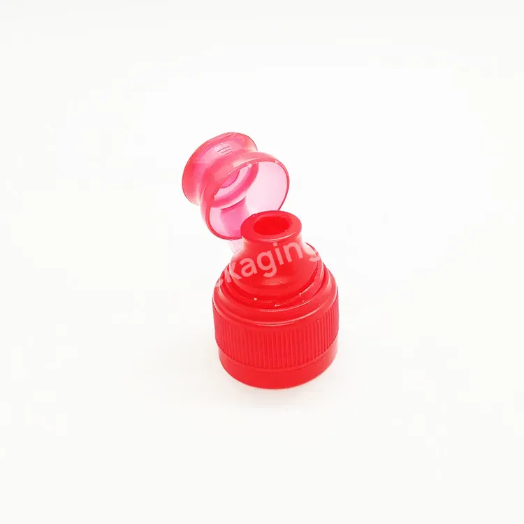 Oem Oem 28/410 Plastic Screw Lid Soft Drinking Bottle Suction Lid Tamper Evident Flip Top Lid Manufacturer/wholesale