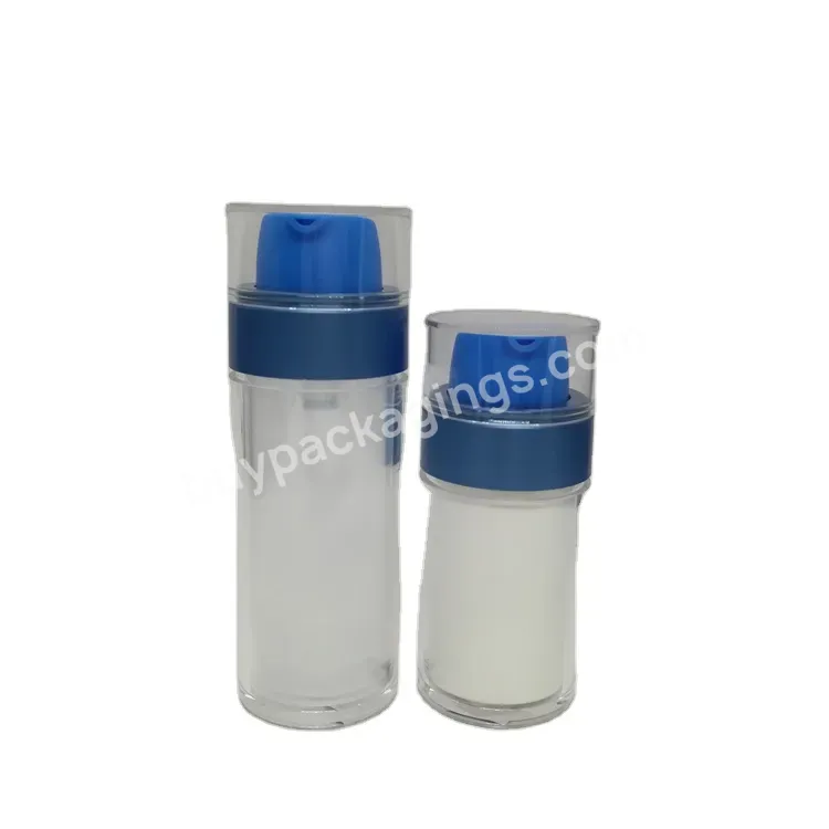 Oem Oem 30g 50g Refillable Skincare Eye Cream Airless Plastic Cream Bottle Cosmetic Airless Lotion Bottle