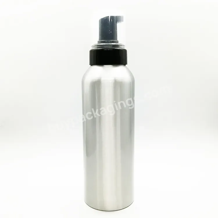 Oem Oem 500ml Foaming Pump Metal Bottle Soap Refillable Aluminum Bottle With Foam Dispenser For Face Hand Cleanser Liquid