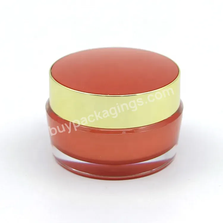 Oem Oem Acrylic Cosmetic Jar 15/20/30/50g Manufacturer/wholesale Logo