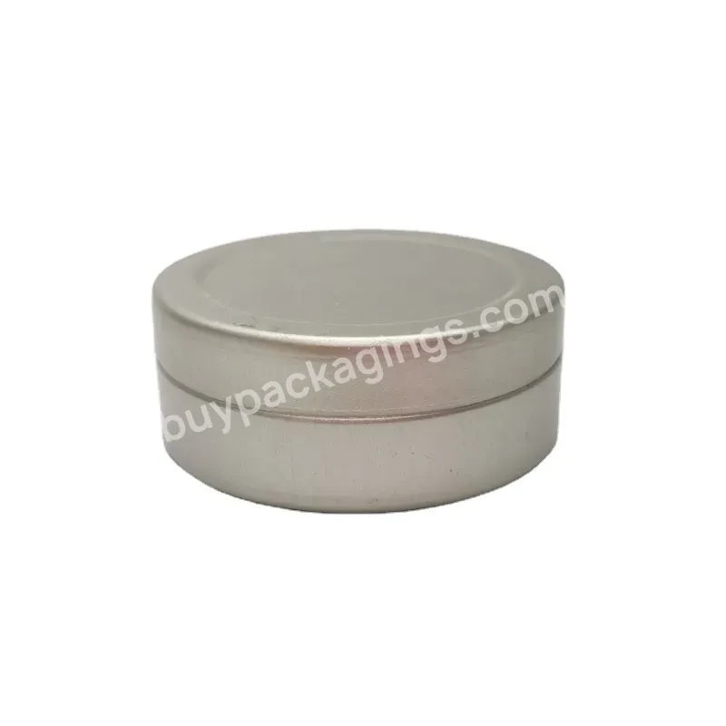 Oem Oem Aluminum 15g 20g 25g Lip Balm Tin Can With Lid / Candle Tin Pot / Round Container For Storage Lipstick Sample Cream Jar