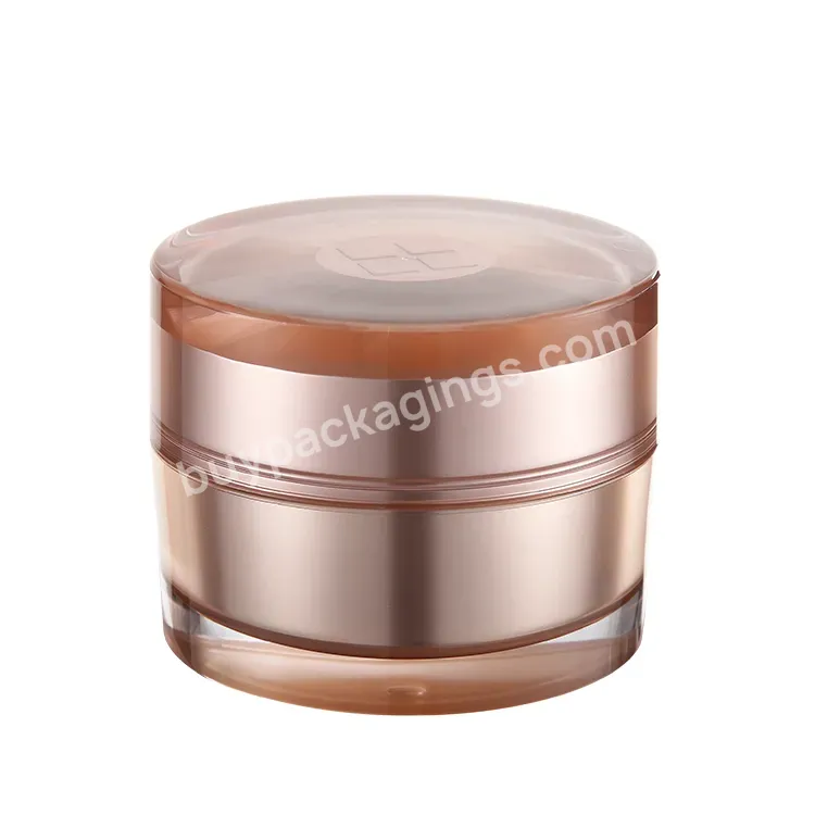 Oem Oem Cheap Price Empty Plastic Square Shape Jars Container Round Lid Transparent Cosmetic Packaging Jar