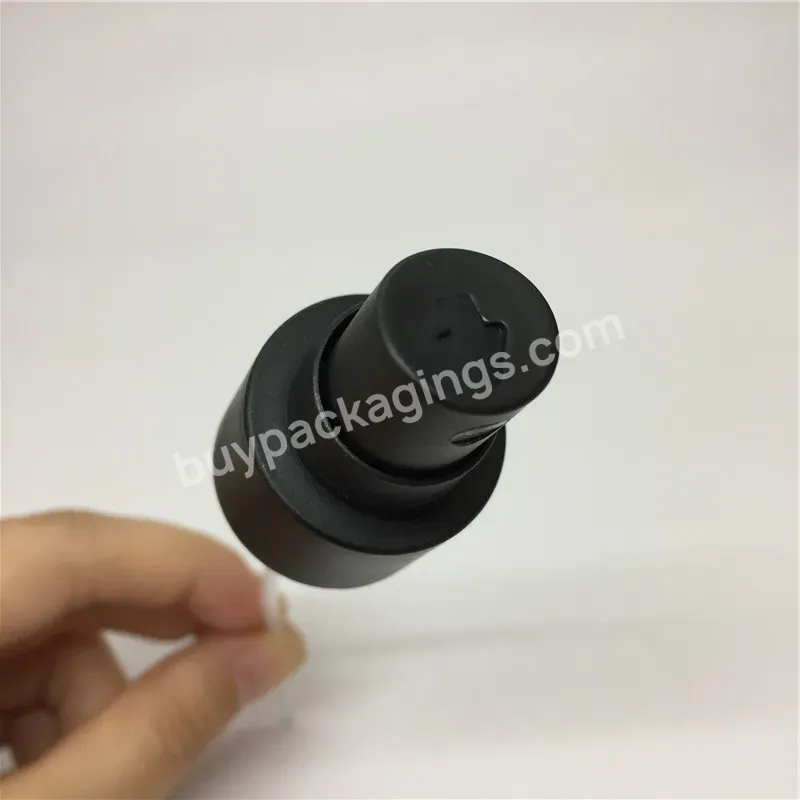 Oem Oem China Wholesale Free Sample 24/410 0.2cc Dosage Essential Oil Black Ribbed Mist Sprayer Pump Atomizer Cover Cap 24410mm