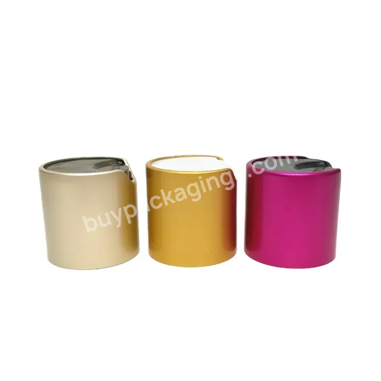 Oem Oem Colorful Aluminum Disc Cap 20mm 24mm 28mm Cosmetic Gel Liquid Top Cap