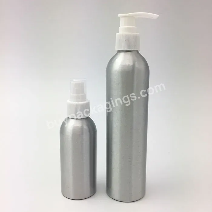 Oem Oem Cosmetic Aluminium Spray Lotion Bottle 50ml 80ml 100ml 150ml 200ml Aluminum Bottle