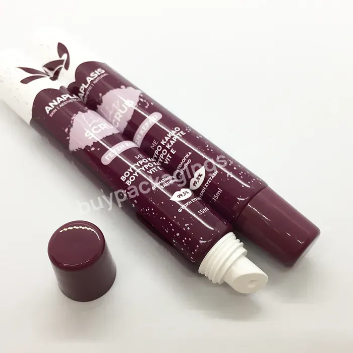 Oem Oem Custom 15ml Cosmetic Cream Tube Pe Lip Balm Tube Packaging Lipstick Tubes Manufacturer/wholesale