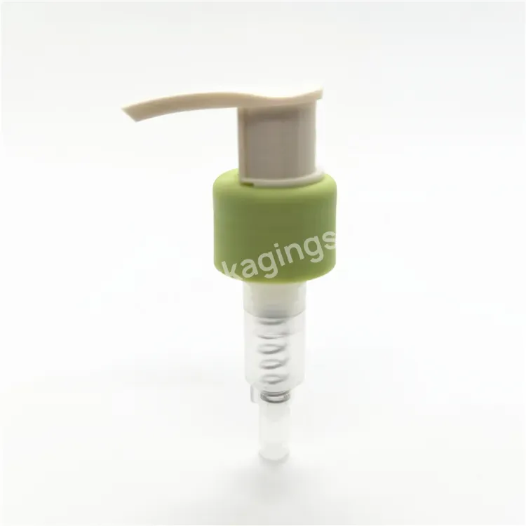 Oem Oem Custom 24mm Matt Mix White And Green Color Left Right Lock Cosmetic Plastic Lotion Dispenser Pump Manufacturer/wholesale