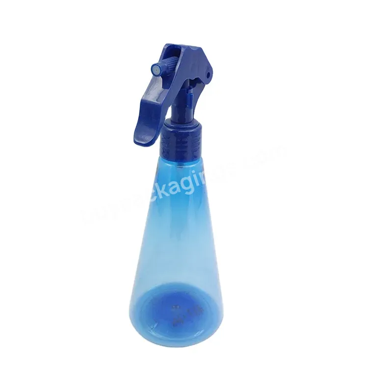 Oem Oem Custom 250ml Blue Pet Bottle With Blue Trigger Sprayer Manufacturer/wholesale