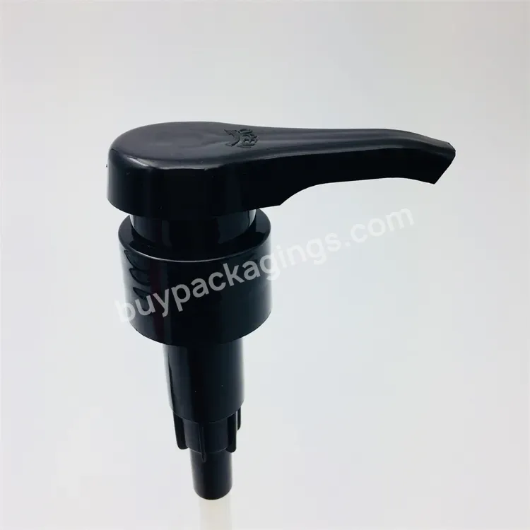 Oem Oem Custom 28/410 4ml 4cc Black Smooth Long Nozzle Plastic Soap Liquid Lotion Pump