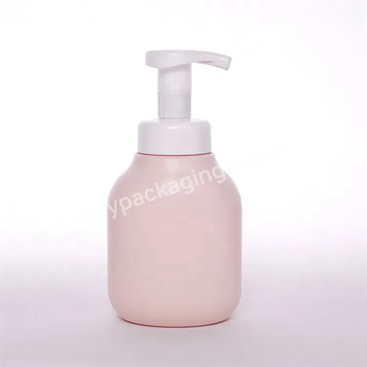 Oem Oem Custom 300ml 10oz Oval Shape Hdpe Foam Soap Pump Bottle For Baby Cosmetic Care Packaging