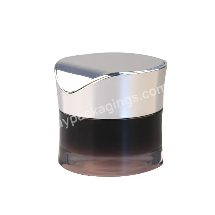 Oem Oem Custom 30ml 50ml Wholesale Containers Luxury Face Cream Jars Plastic Cosmetic Acrylic Cream Jar Manufacturer/wholesale