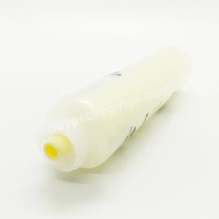 Oem Oem Custom 35mm+25mm Plastic Cosmetic Tube Package Double Chamber Hand Cream Tube Soft Collapsible Pe Plastic Tube