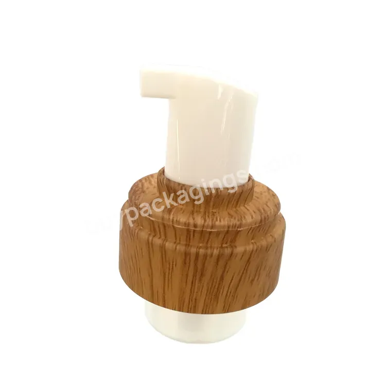 Oem Oem Custom 43/410 Foam Soap Pump Lotion Pump Plastic Bamboo Hand Liquid Dispenser Pump