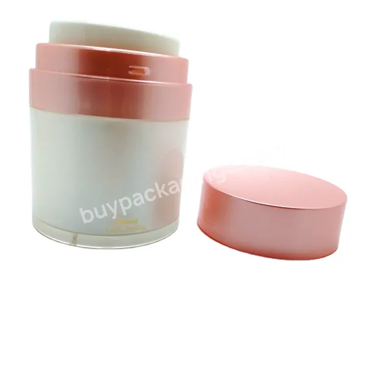 Oem Oem Custom 50ml Airless Bottle Acrylic Cosmetic Bottle Wholesale