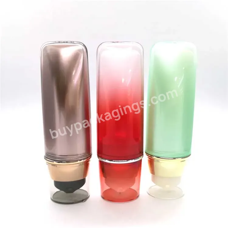 Oem Oem Custom Airless Foundation Lotion Pump Cream Bottles 30ml 40ml 50ml Colored Acrylic Pp Makeup Liquid Bottle