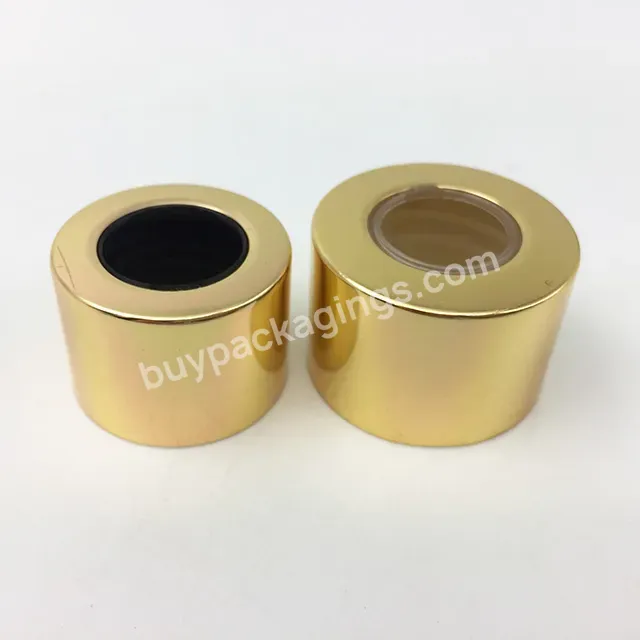 Oem Oem Custom Aluminum Golden Reed Diffuser Cap 24mm Screw Cap For Air Freshener Bottle Manufacturer/wholesale