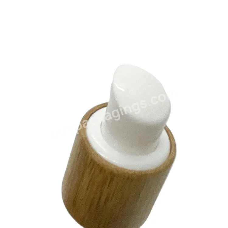 Oem Oem Custom Bamboo Closure Cream Dispenser Pump 18mm 20mm 24mm Manufacturer/wholesale - Buy Liquid Dispenser Pump,Fuel Dispenser Pump,Cream Pump 20/410.