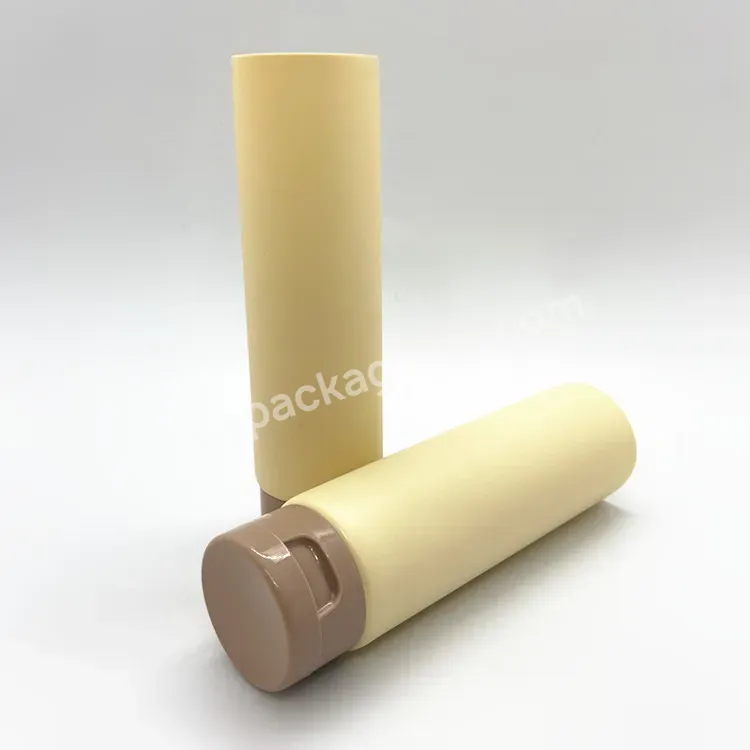 Oem Oem Custom Biodegradable Cosmetic Soft Sugar Cane Pe Tube With Flip Top Screw Lid