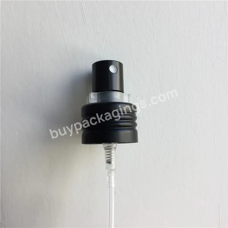 Oem Oem Custom Black Color 24mm Perfume Crimp Sprayer With Aluminum Ring Manufacturer/wholesale