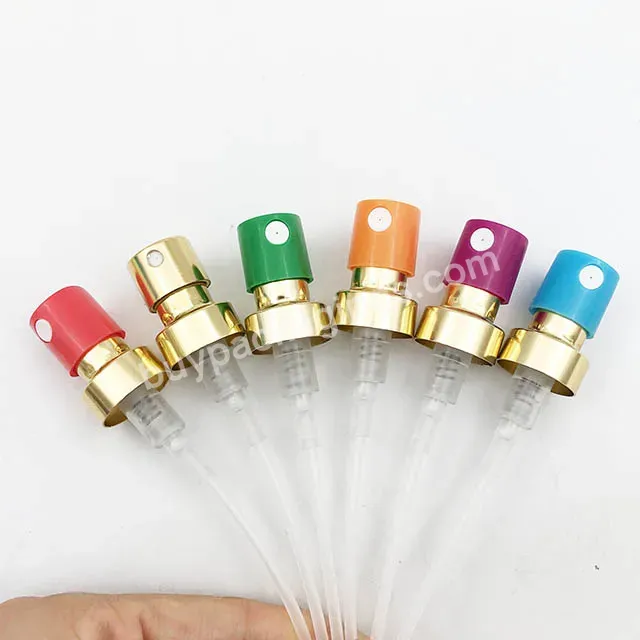 Oem Oem Custom Colorful Metal Scrimp-on Perfume Mist Sprayer 13mm 15mm 18mm 20mm