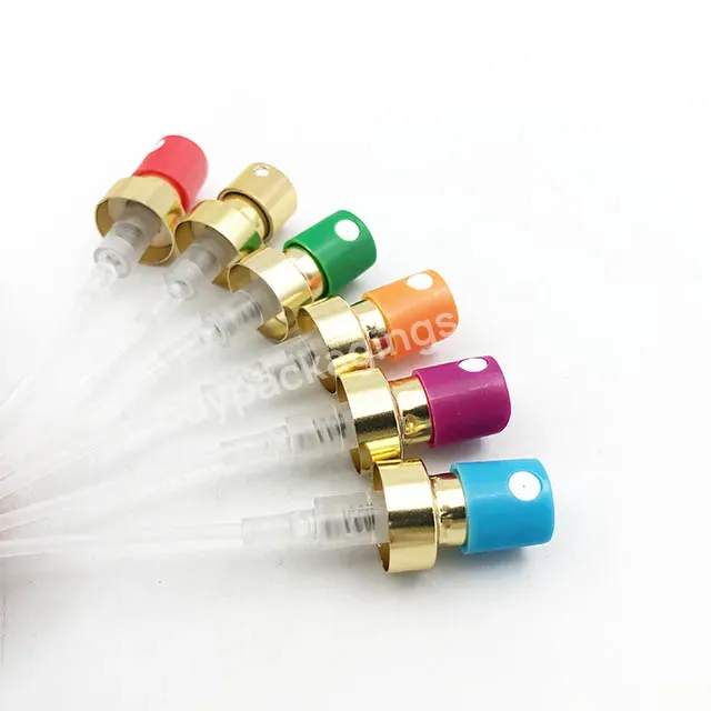 Oem Oem Custom Colorful Metal Scrimp-on Perfume Mist Sprayer 13mm 15mm 18mm 20mm