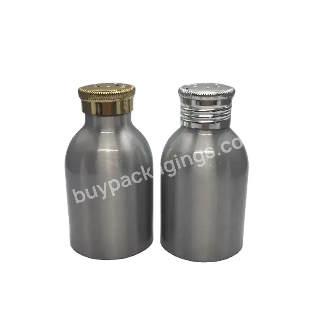 Oem Oem Custom Cosmetic Loose Powder Empty Aluminum Bottle 80ml